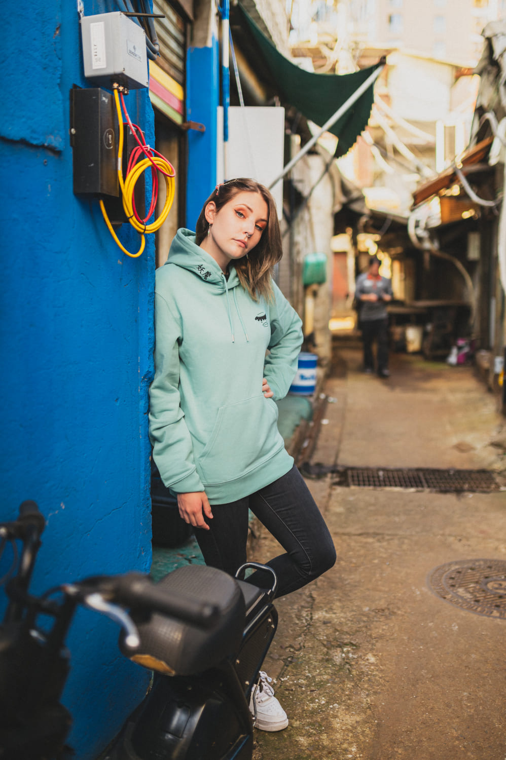 Hoodie Kappa Bleu Yoma shop
